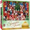 Masterpieces   500 Piece Glitter Christmas Puzzle - Holiday Festivities